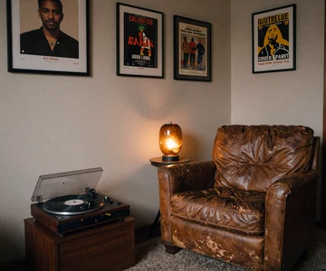 Vintage living room - small penis club members-only community